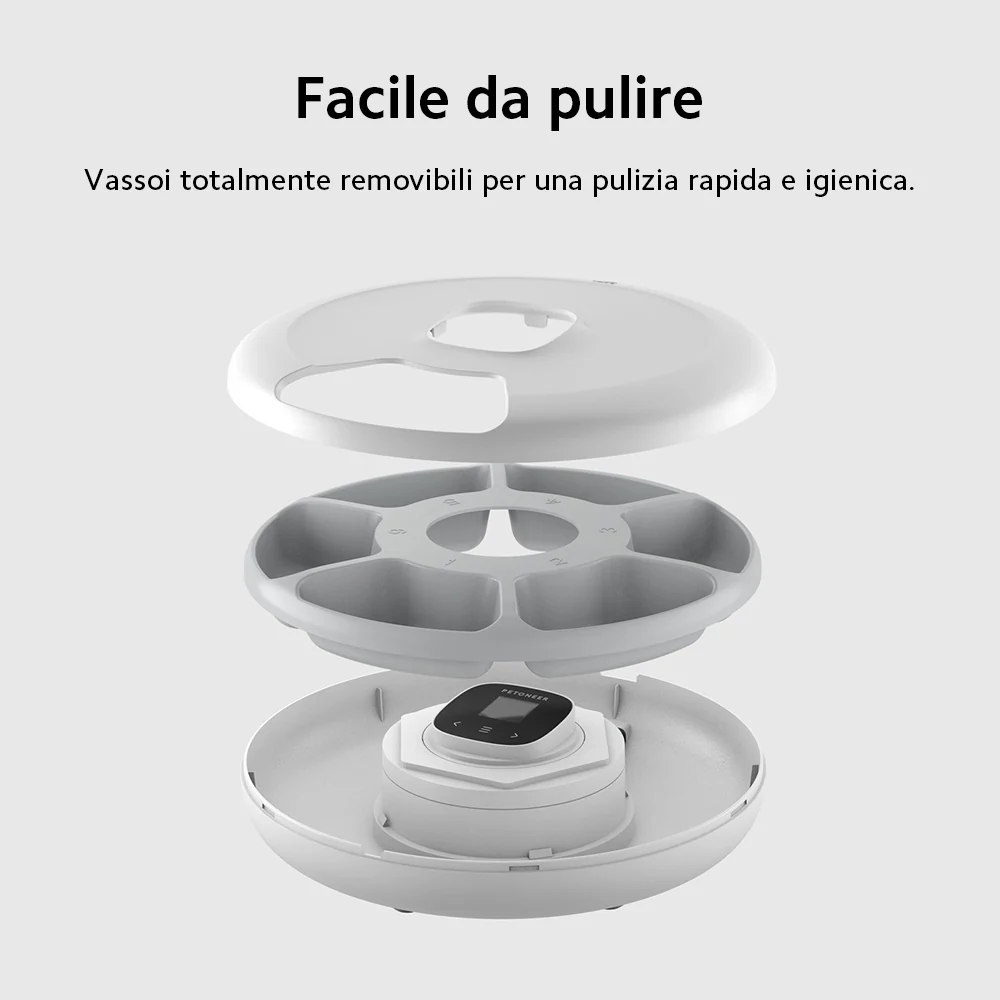 Nutrispin 6 Meal Pet Feeder - Image 11