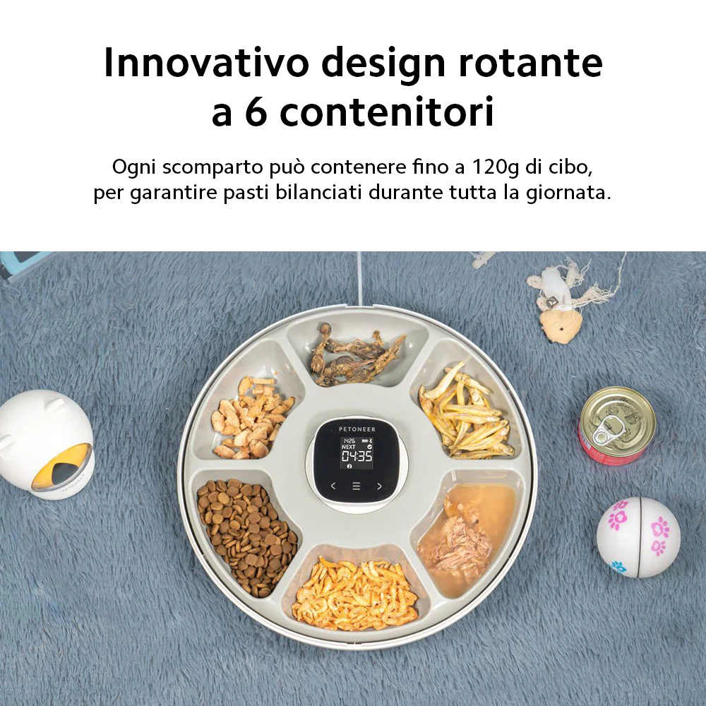 Nutrispin 6 Meal Pet Feeder - Image 8